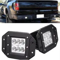 GENERICO - PAR NEBLINEROS EMBUTIDOS DE 6 LUCES LED DE 18W