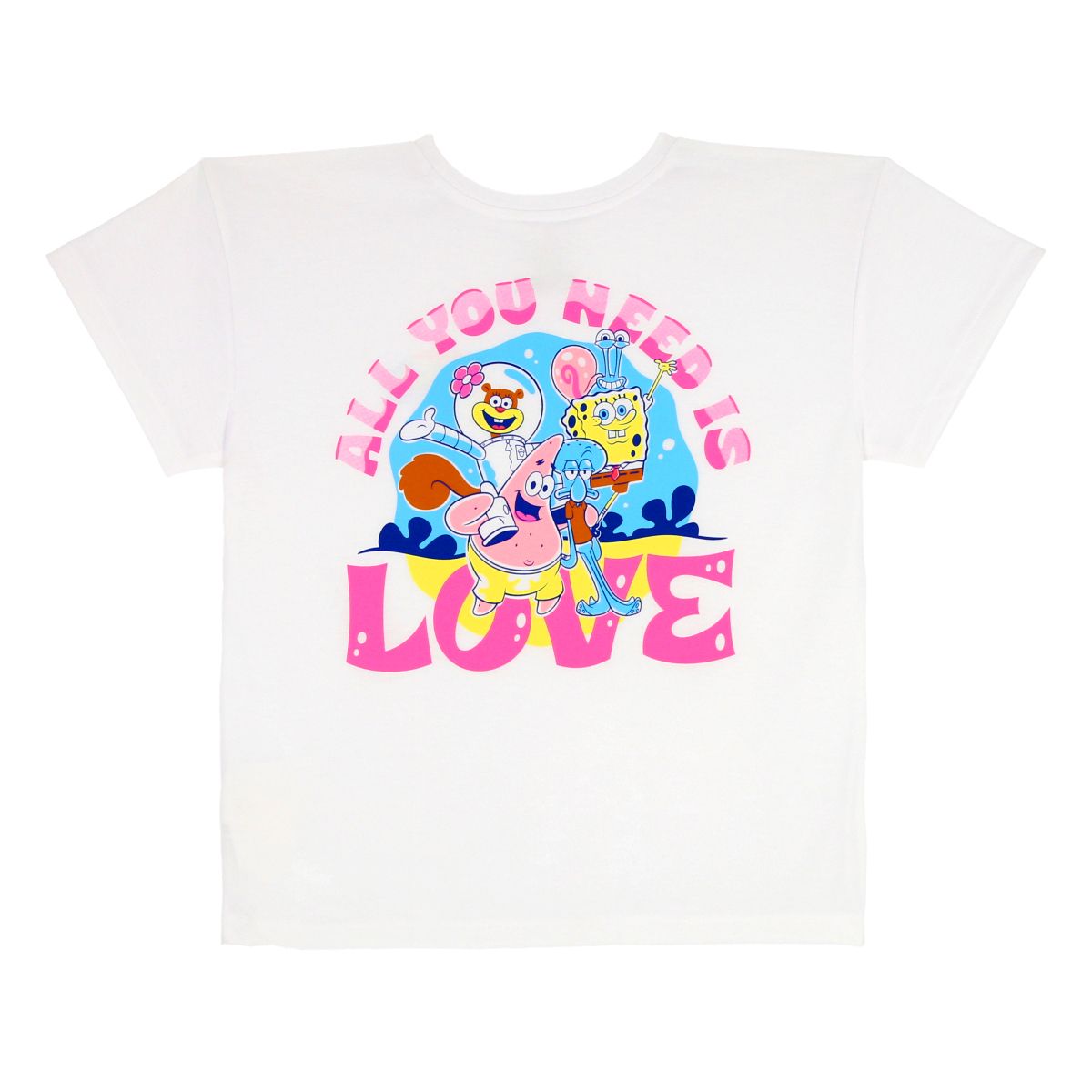 NICKELODEON - Polera Bob Esponja All You Need Is Love Unisex