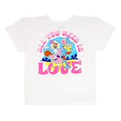 NICKELODEON - Polera Bob Esponja All You Need Is Love
