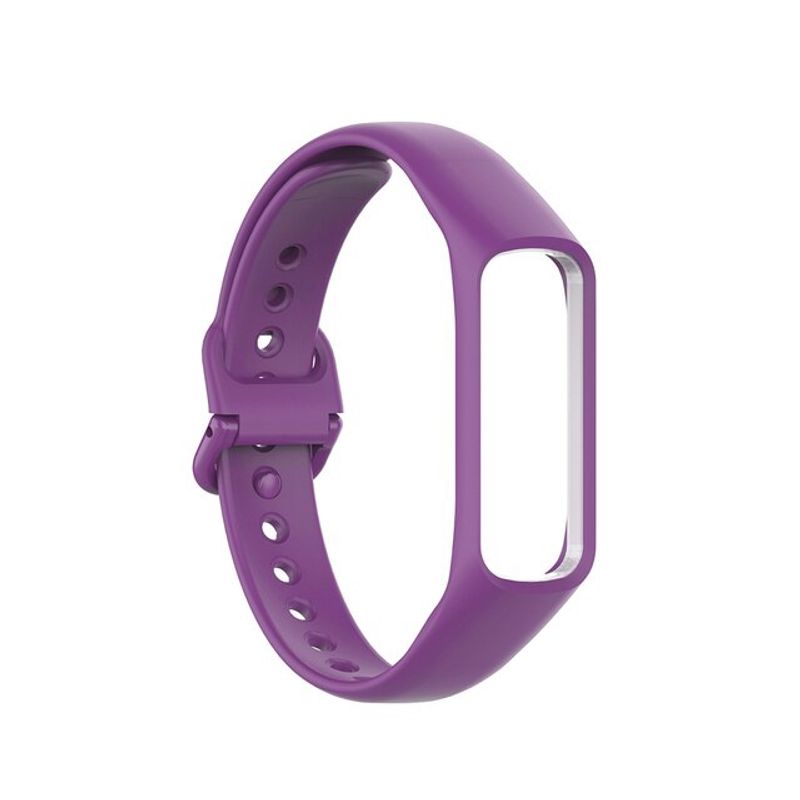 GENERICO - Correa Silicona Para Samsung Galaxy Fit 2 R220 / Purpura