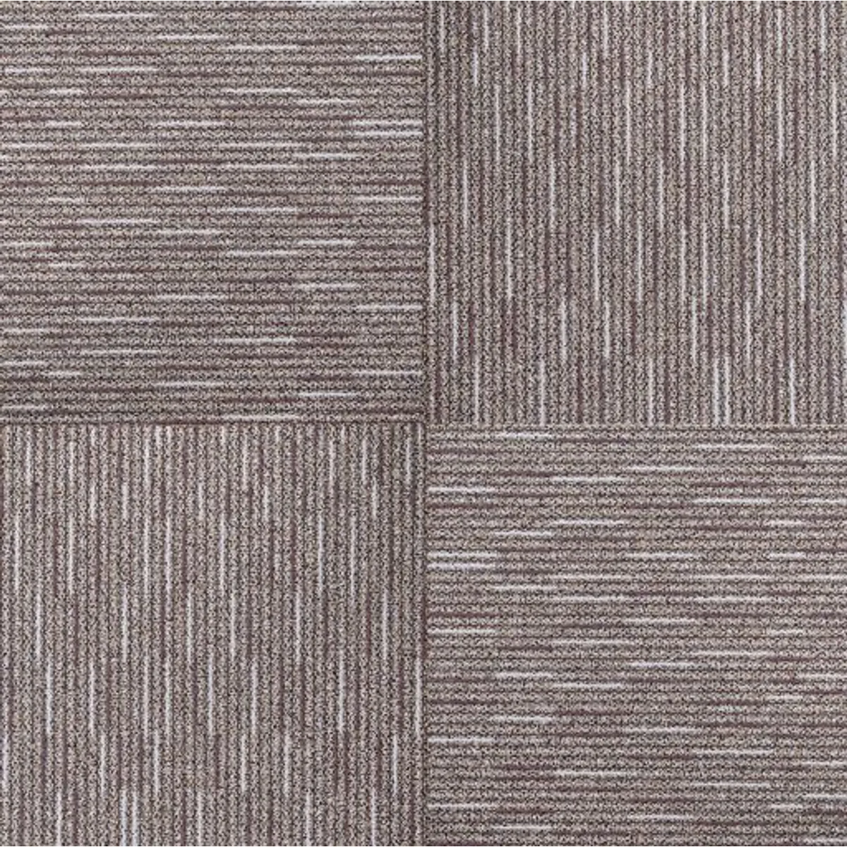 BERTEX - Palmetas Alfombra Bouclé Café 50x50 Cm 20 Unidades 5 m2