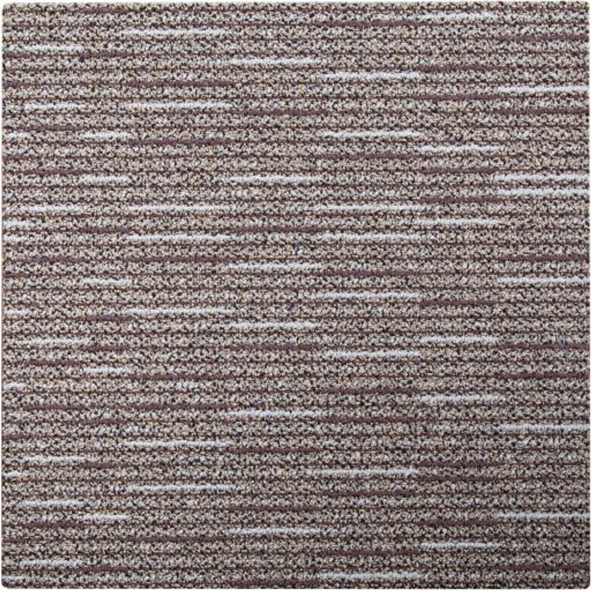 BERTEX - Palmetas Alfombra Bouclé Café 50x50 Cm 20 Unidades 5 m2