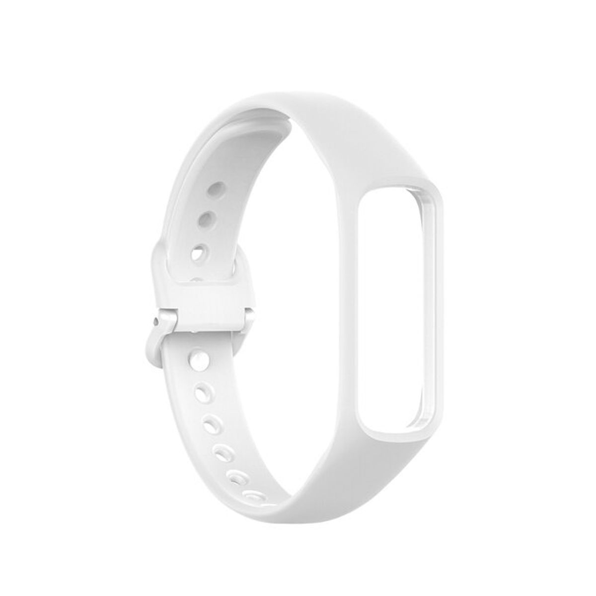 GENERICO - Correa Silicona Para Samsung Galaxy Fit 2 R220 / Blanco