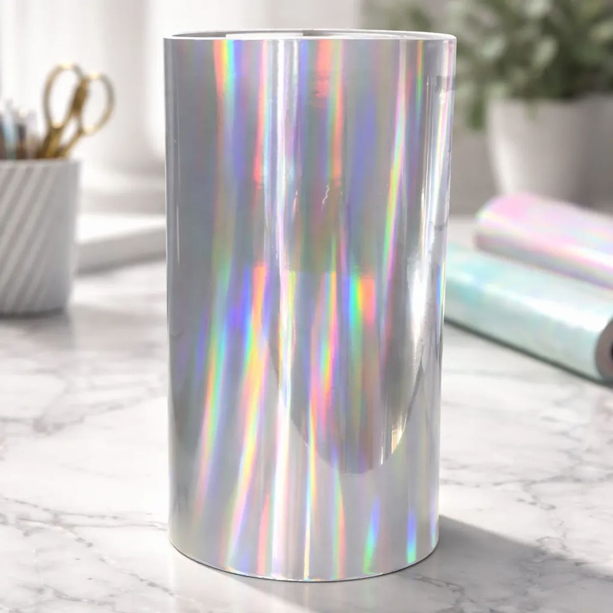 NEON - Vinilos Adhesivos De Corte Decorativos Tornasol 30 Cms X 5 Mts