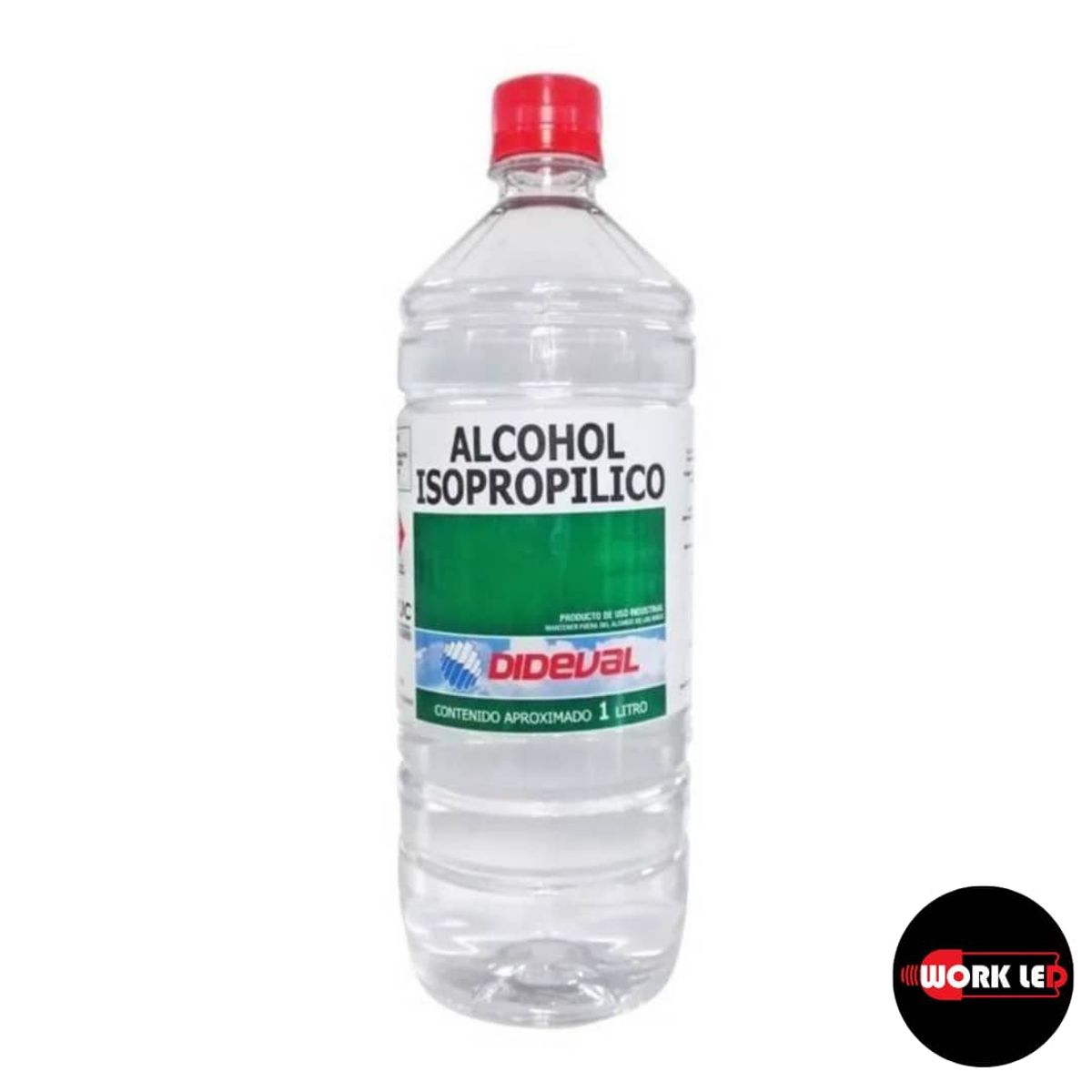GENERICO - Alcohol Isopropílico - 1 Litro Pack 2 Unidades DIDEVAL