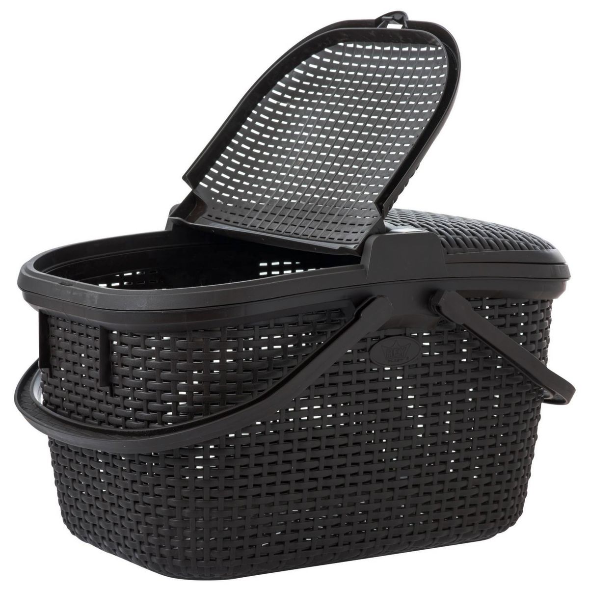 REYPLAST - Canasta Moderno Cesto Ratan Para Alimentos Picnic Camping Café