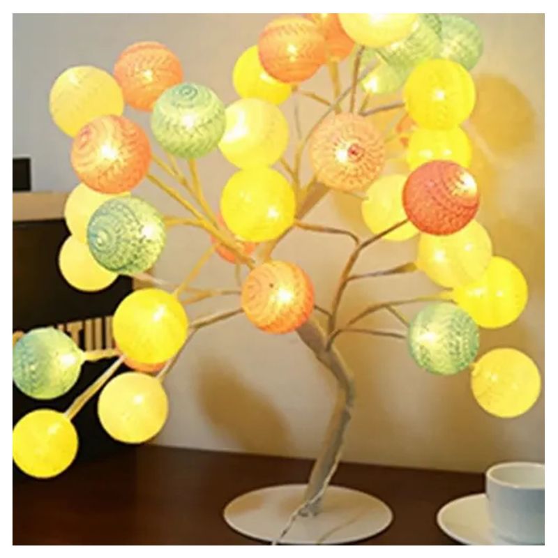 FELIZ - Lampara Mesa Decorativa Diseño Estilo Árbol Bonsái