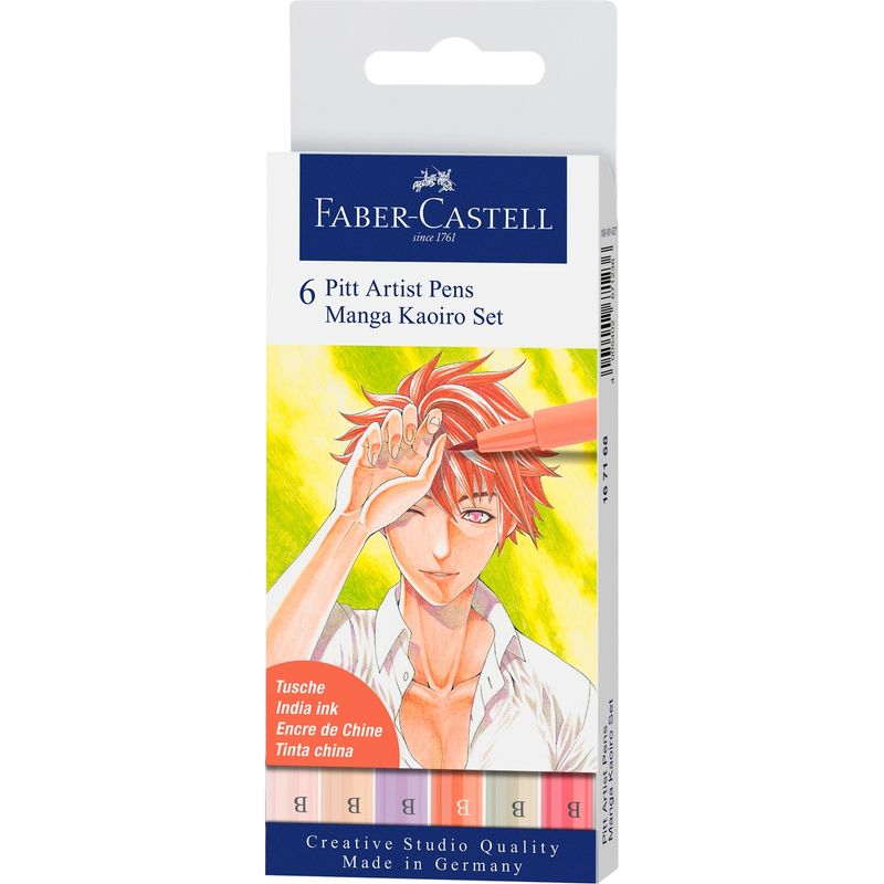 Faber-Castell Pitt ArtistPen Tuschestift – Schwarz, 0,1 Mm, Wasserfeste Pigmenttinte, Brush XS