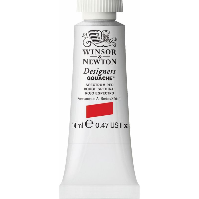 WINSOR AND NEWTON - Gouache 14ml tubo Rojo Esprecto Winsor & Newton