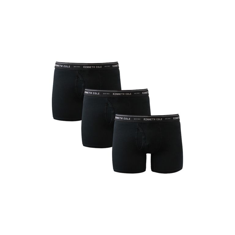 Boxer pack de 3 negros Negro M