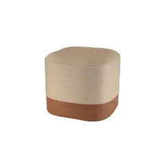 UBUNTU - LOW POUF NEW BEIGE