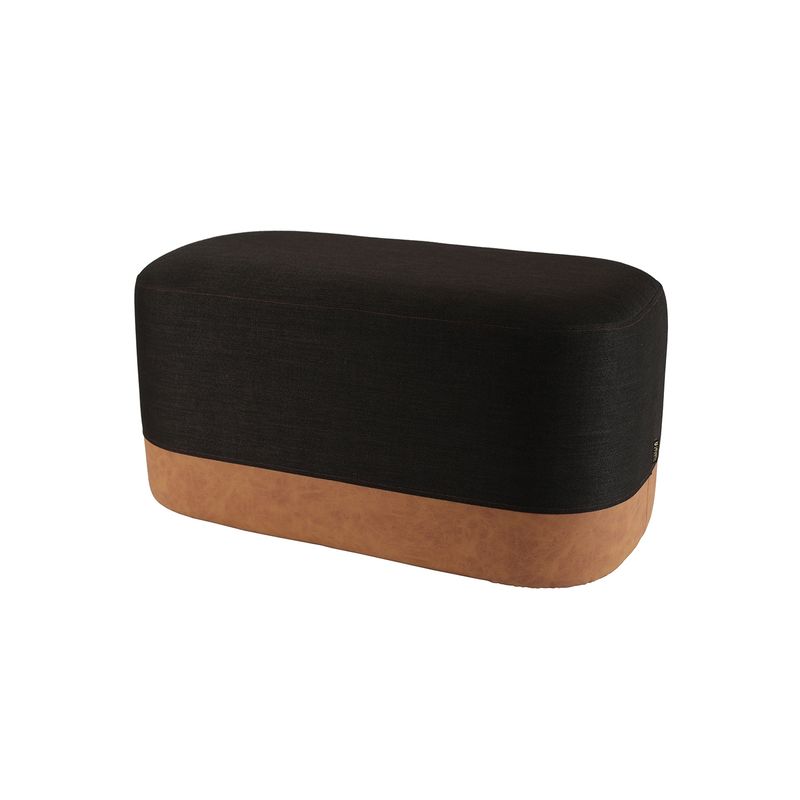 UBUNTU - LOW POUF RECTANGULAR NEGRO UBUNTU