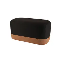UBUNTU - LOW POUF RECTANGULAR NEGRO