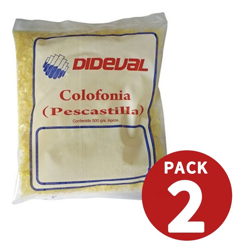 GENERICO - Colofonia 500gr Pescastilla Dideval Pack 2 Und