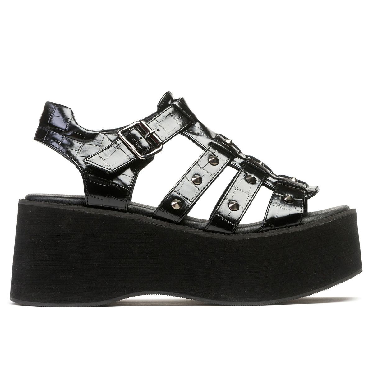 CHANCLETA - Sandalia Mujer Negro Finis Chancleta