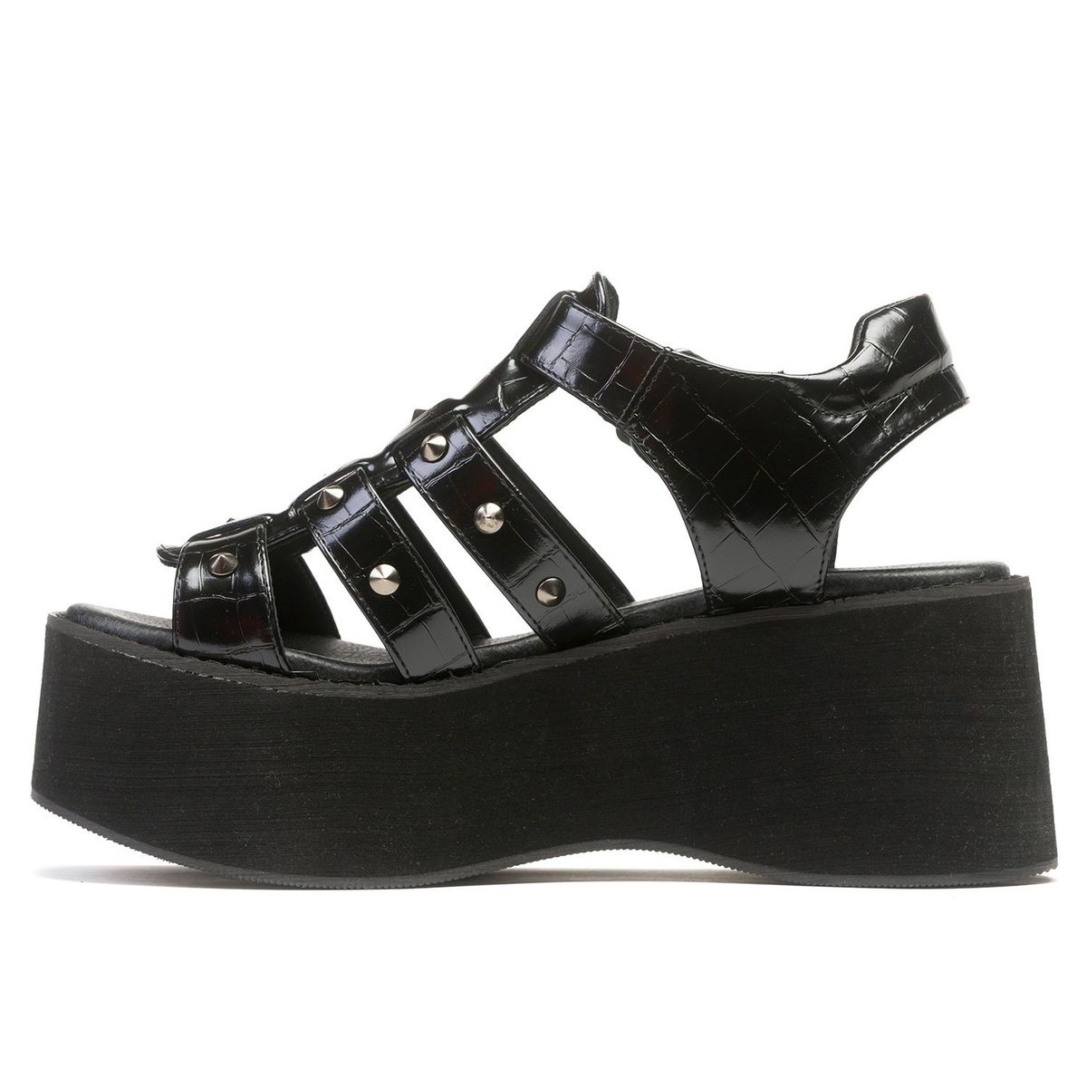 CHANCLETA - Sandalia Mujer Negro Finis Chancleta