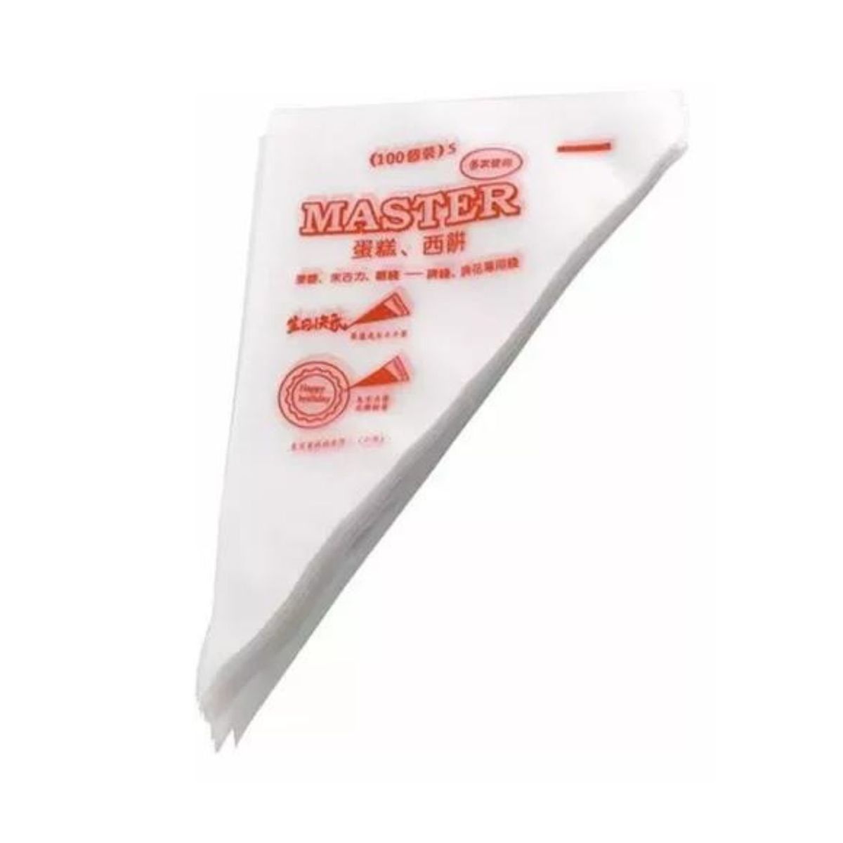 GENERICO - Manga Pastelera 25x18 Cm Desechables 100 Unidades..