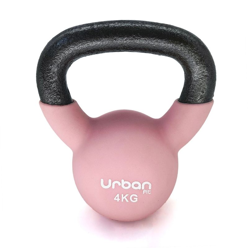 GENERICO - Pesa Rusa De Neopreno De 4 Kg Rosa Urban Fit