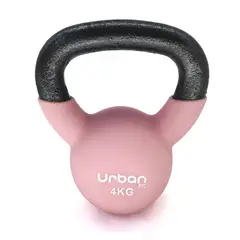 GENERICO - Pesa Rusa De Neopreno De 4 Kg Rosa Urban Fit
