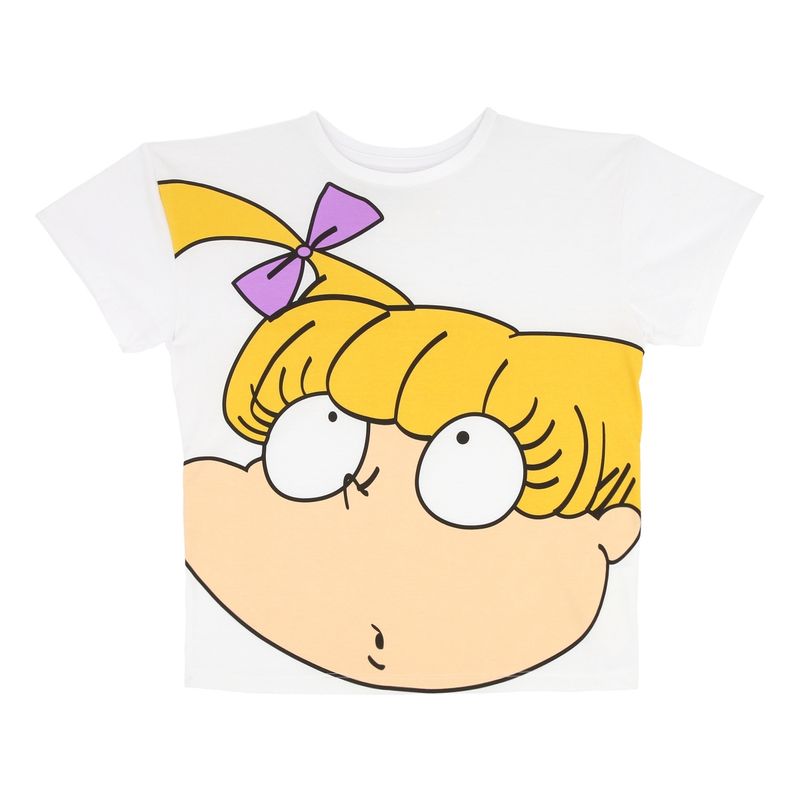 NICKELODEON - POLERA MANGA CORTA RUGRAT BLANCO