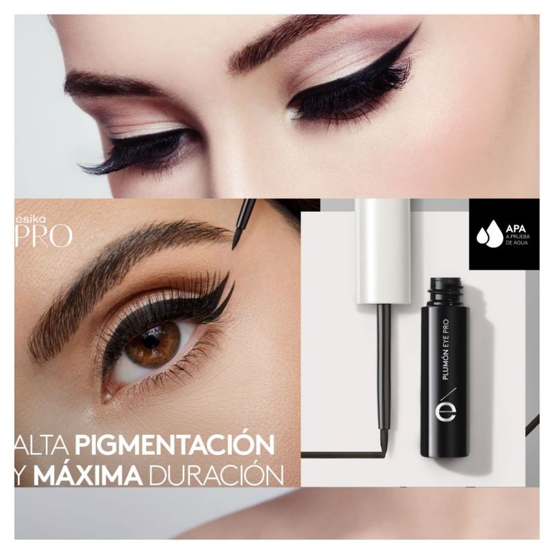 DECATALOGO - Delineador Líquido Negro Punta Plumón Eye PRO