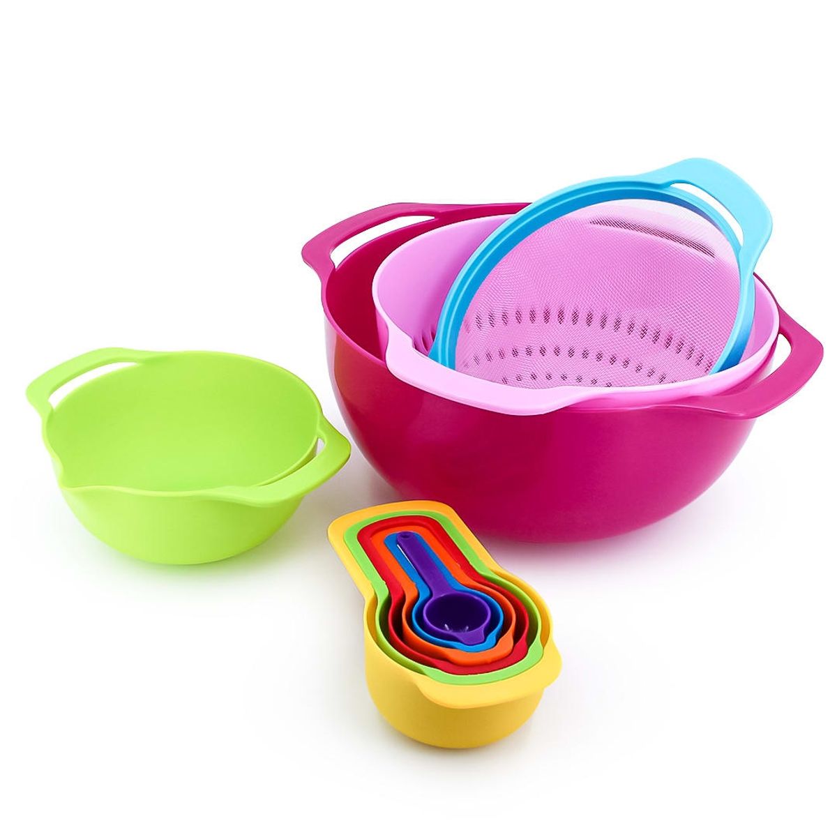 NEWTREE - Set De Cocina Bowls Cernidor Colador Medidoras