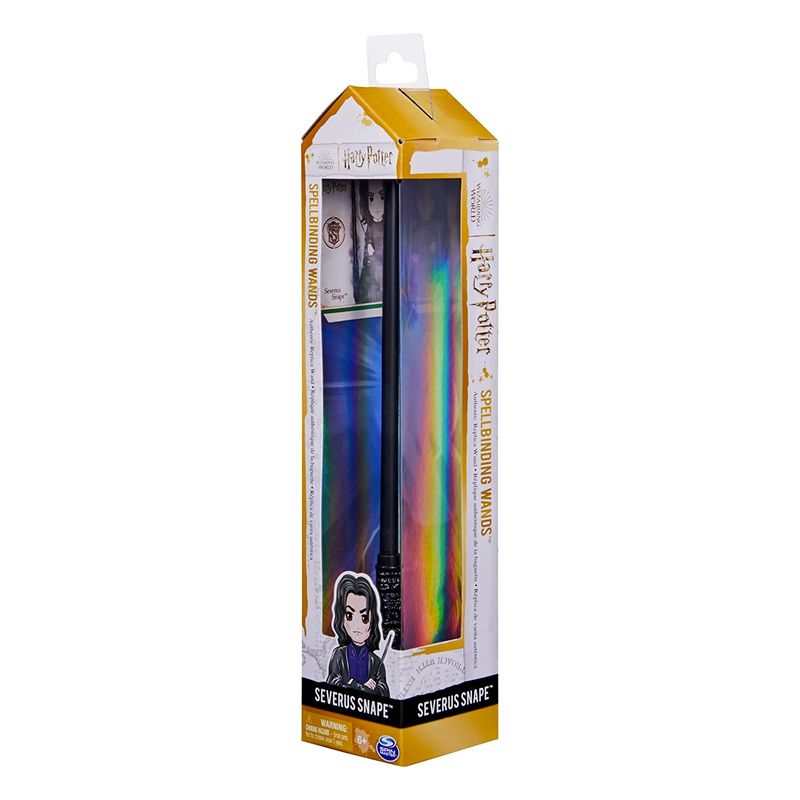 SPIN MASTER - Varita Mágica Severus Snape 30 cm Con Tarjeta de Hechizos