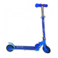 EVO - Scooter Monopatín con luces “Light Flash” Azul