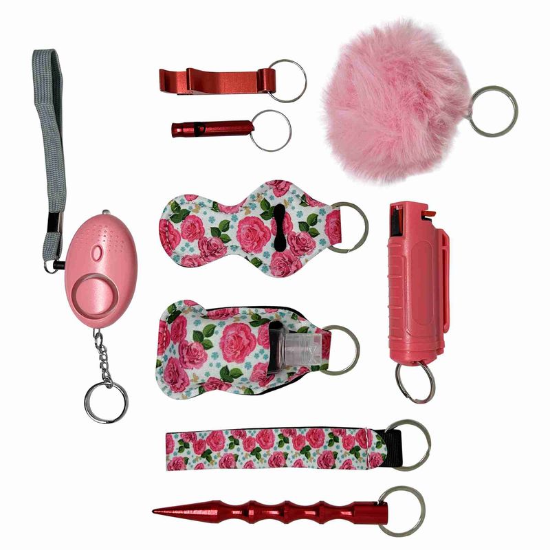 VOX - Llavero Kit de Protección y Defensa Personal Rosas