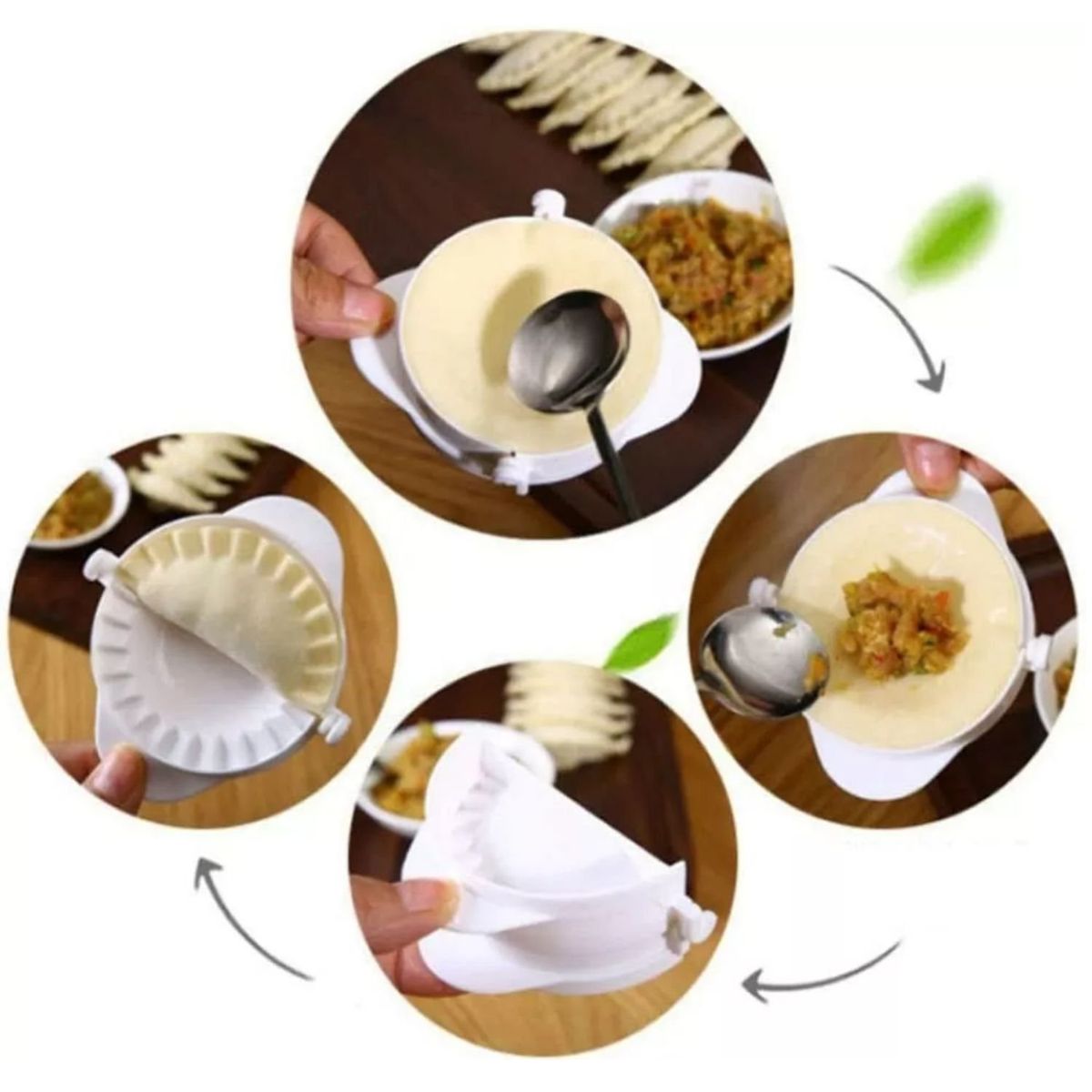 GENERICO - Set Molde Para Empanadas, Molde Para Hacer Empanadas 5 Pzas.