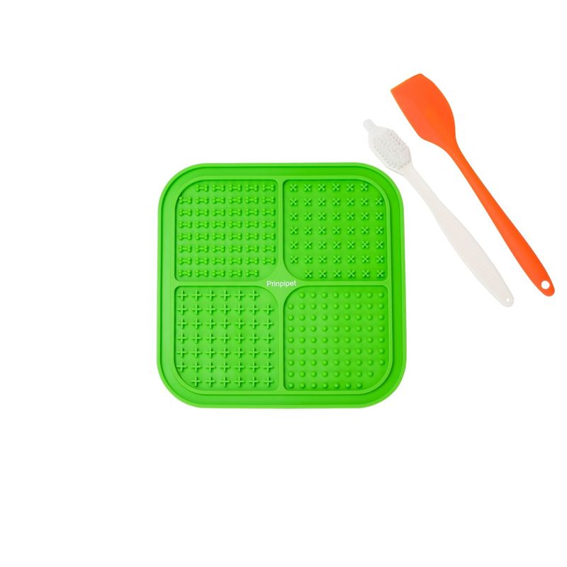 PRINPIPET - Mat Lamido Perro AnxiBye Verde-Cepillo-Paleta-Recetario