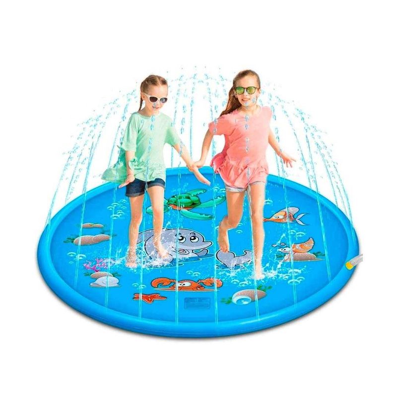 GENERICO - Alfombra de agua para niños estilo cascada 170 cm