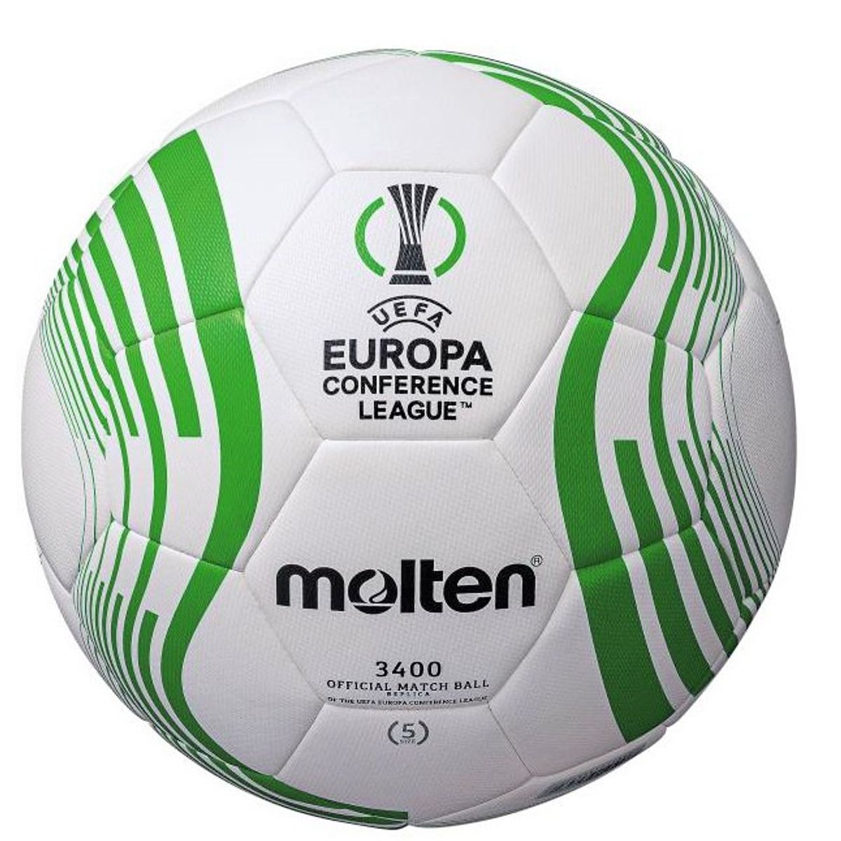 MOLTEN - Balón De Fútbol Molten 3400 UEFA Conference League 21-24 N°5