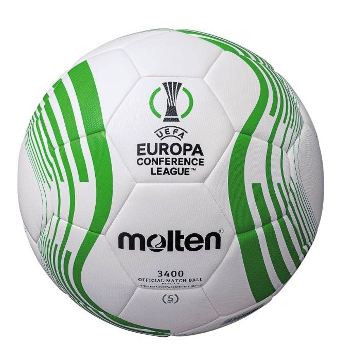 MOLTEN - Balón De Fútbol Molten 3400 UEFA Conference League 21-24 N°5