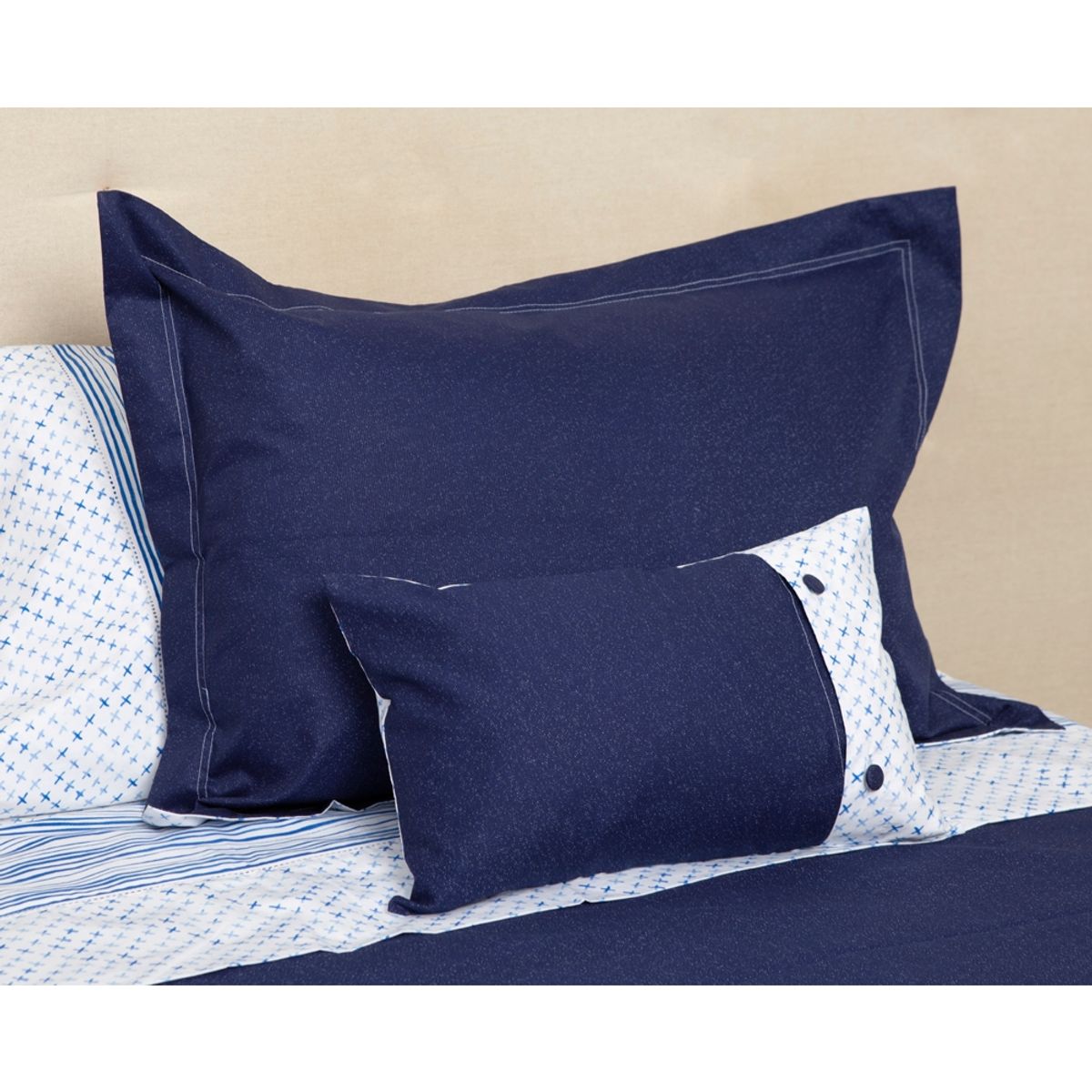 NINA HERRERA - Funda Estampada Shibori Azul 50x70cm