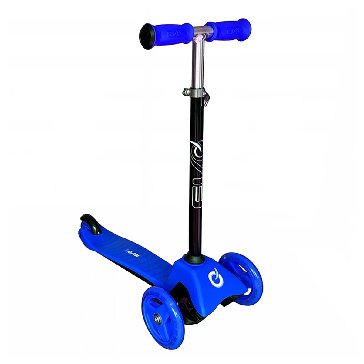 EVO - Scooter Monopatín Tres Ruedas Con Luces Evo Light Up Azul
