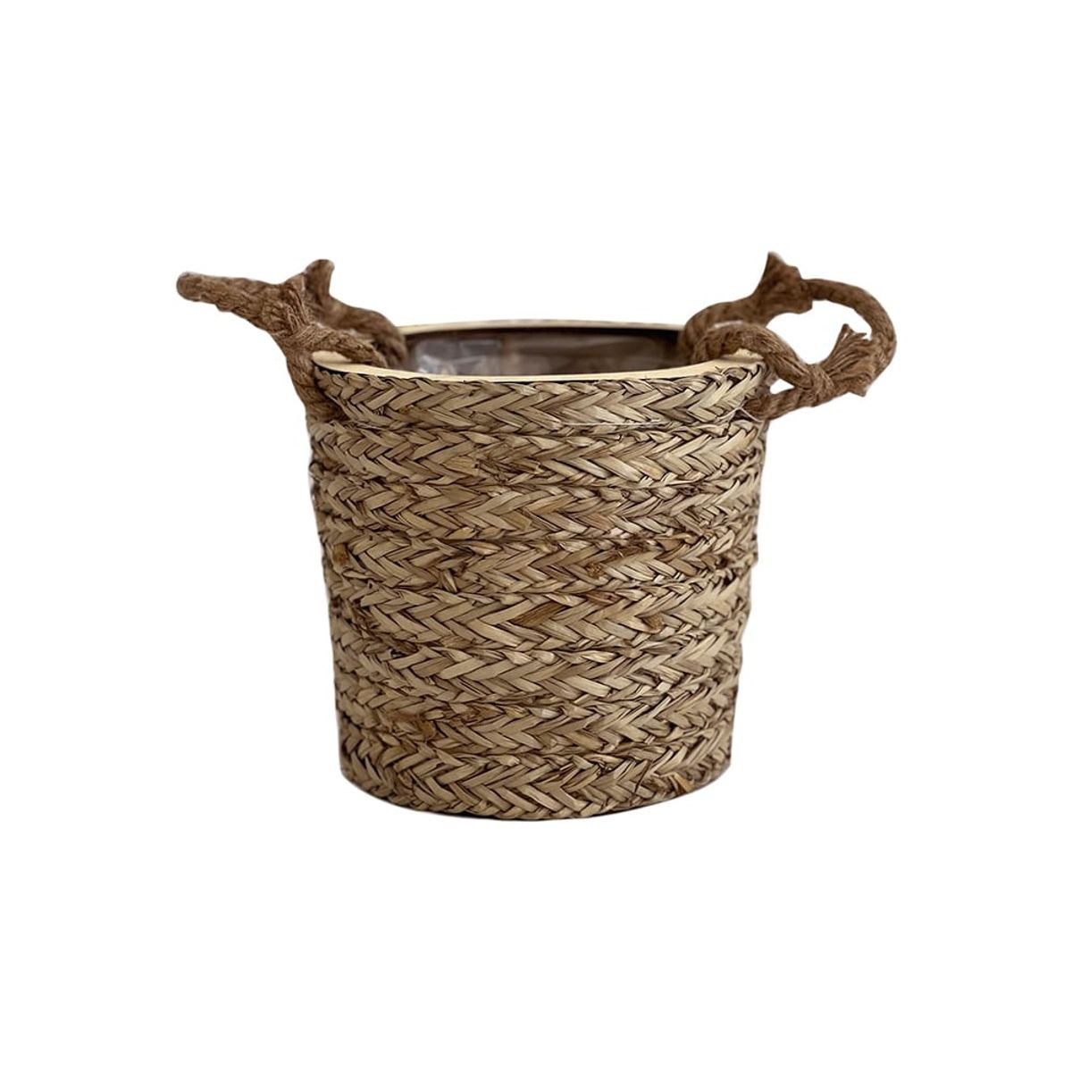 LA SILLERIA - CANASTO PUELO FIBRA NATURAL M