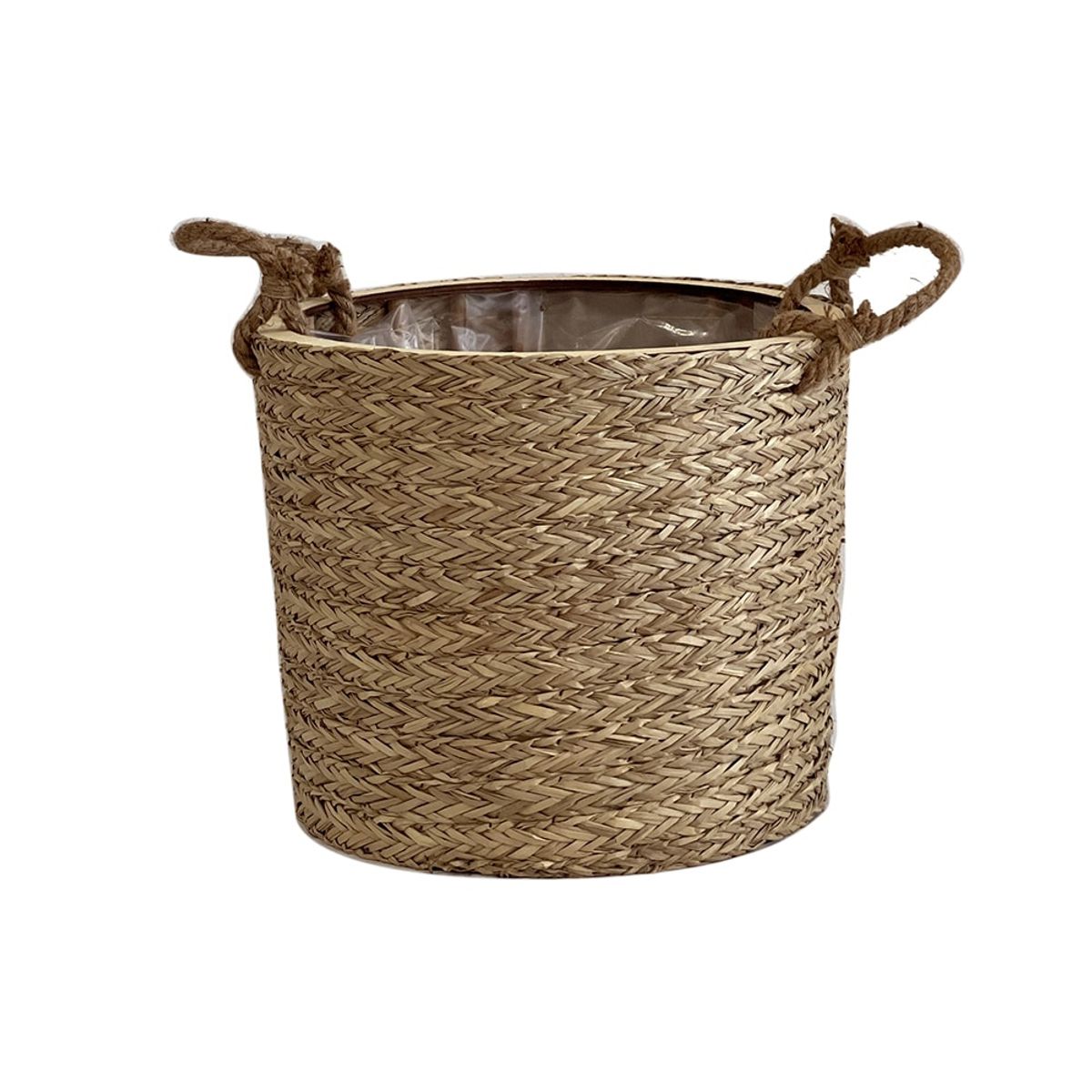 LA SILLERIA - CANASTO PUELO FIBRA NATURAL L