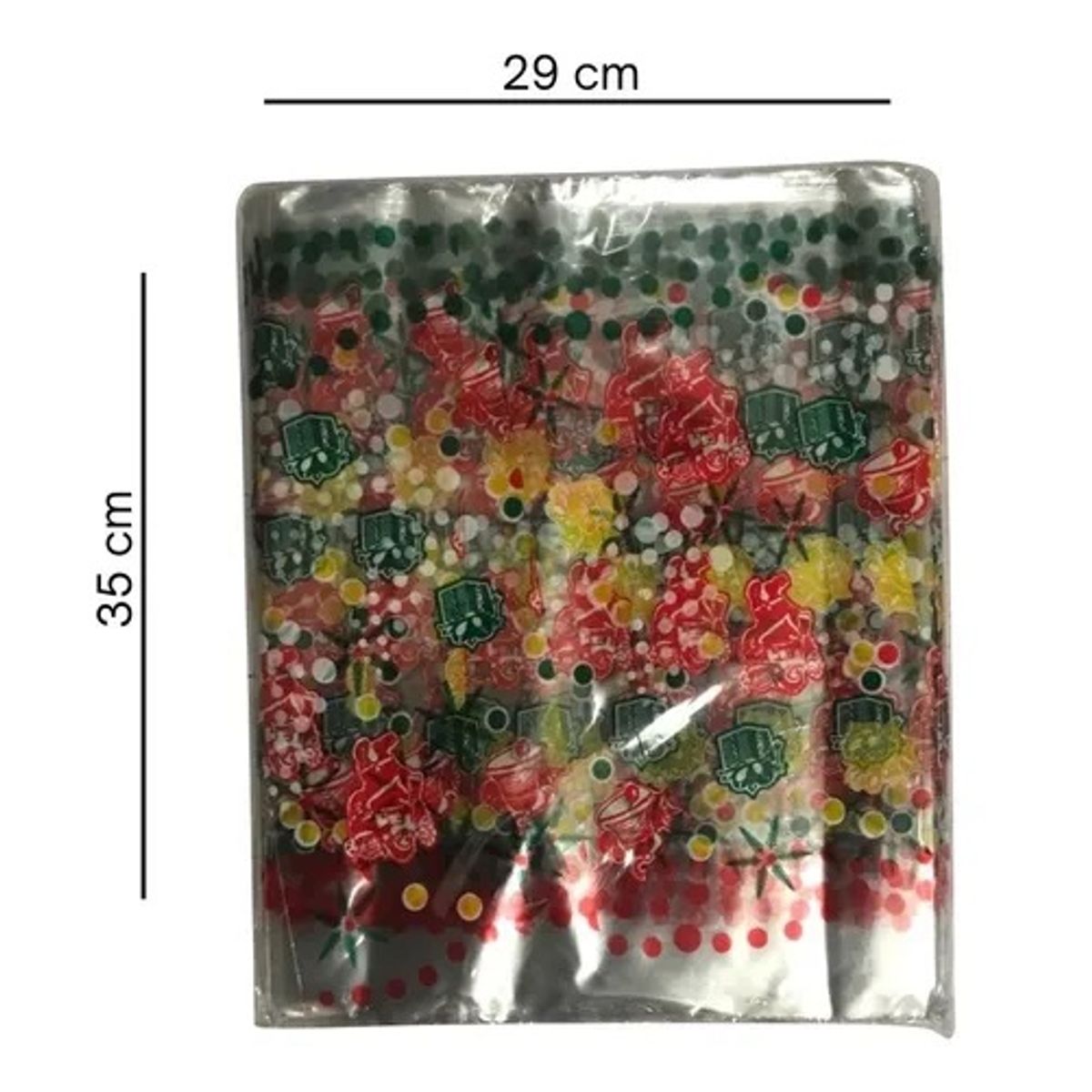 GENERICO - Bolsa Para Pan De Pascua Navideña 1 Kg X 100 Unid