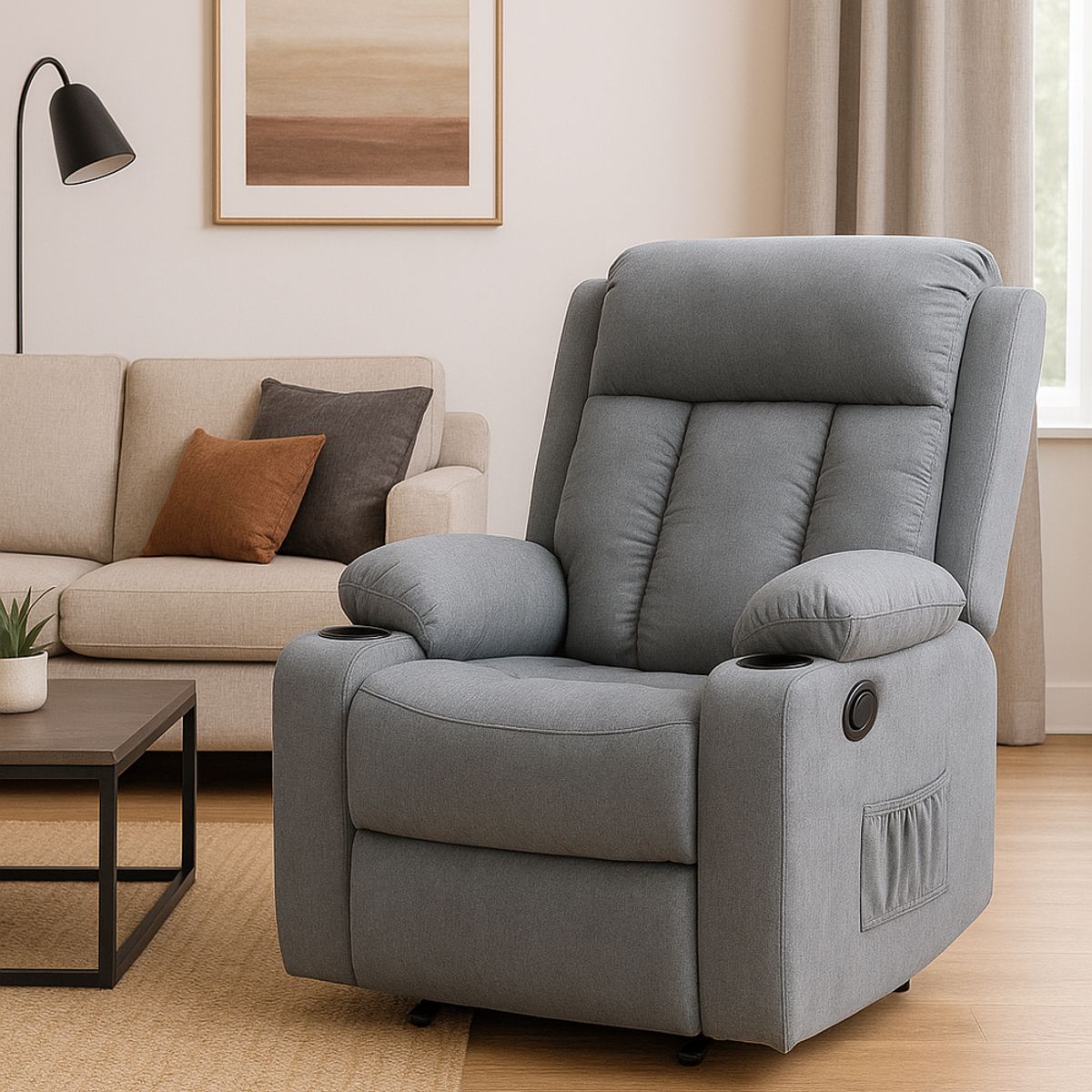 COSAS CASA - Sillon Reclinable Berger Montreal
