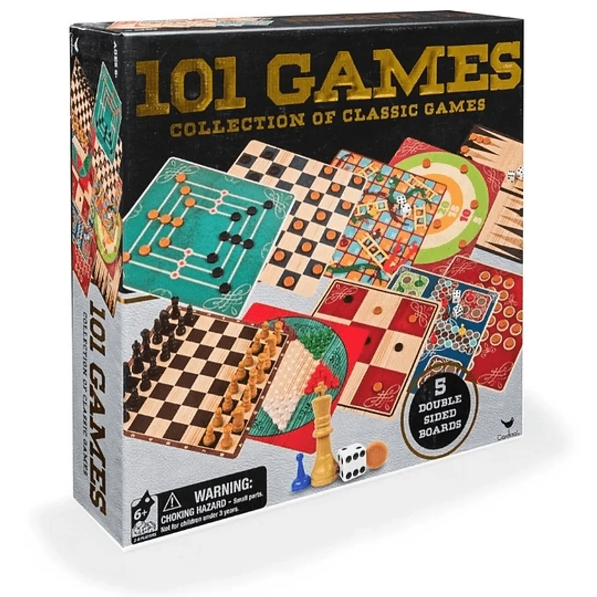 SPIN MASTER - SET JUEGOS DE MESA 101 JUEGOS DISTINTOS