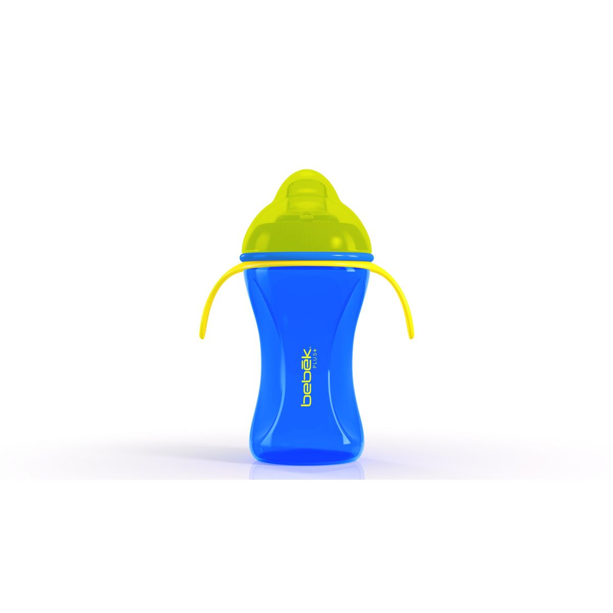 BEBEK - Vaso de entrenamiento Plus 240ml con Asas - Boquilla de Silicona SenseFlo™