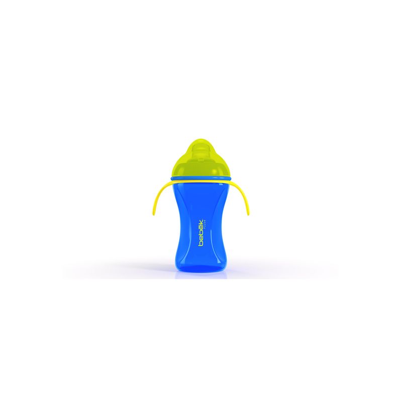 BEBEK - Vaso de entrenamiento Plus 240ml con Asas - Boquilla de Silicona SenseFlo™