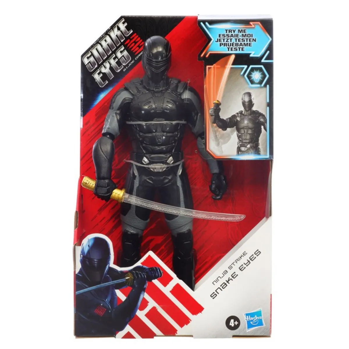 HASBRO - FIGURA GI JOE NINJA STRIKE SNAKE EYES