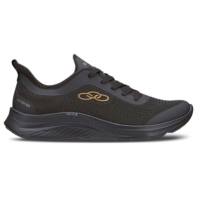 OLYMPIKUS - Zapatilla Mujer 119G Ultraleve Negro Olympikus