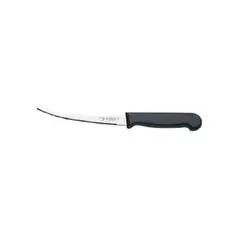 DI SOLLE - CUCHILLO CORTADOR DE TOMATES NEGRO HOJA DE 12,7 CMS