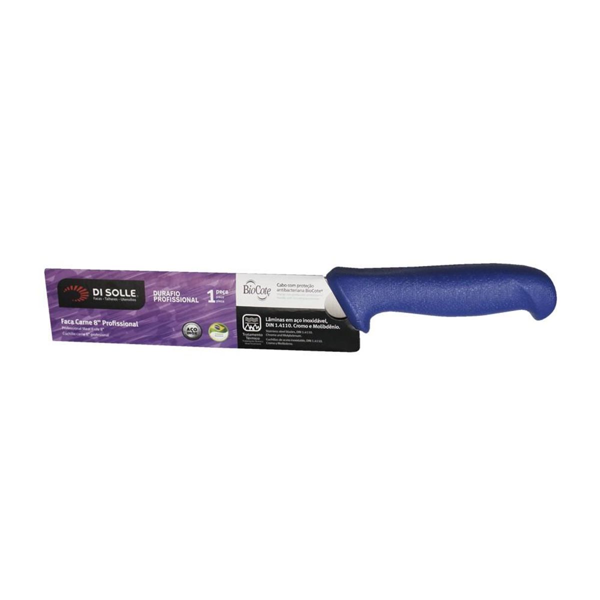 DI SOLLE - CUCHILLO MEDIO GOLPE AZUL HOJA DE 20 CMS. IMAHE