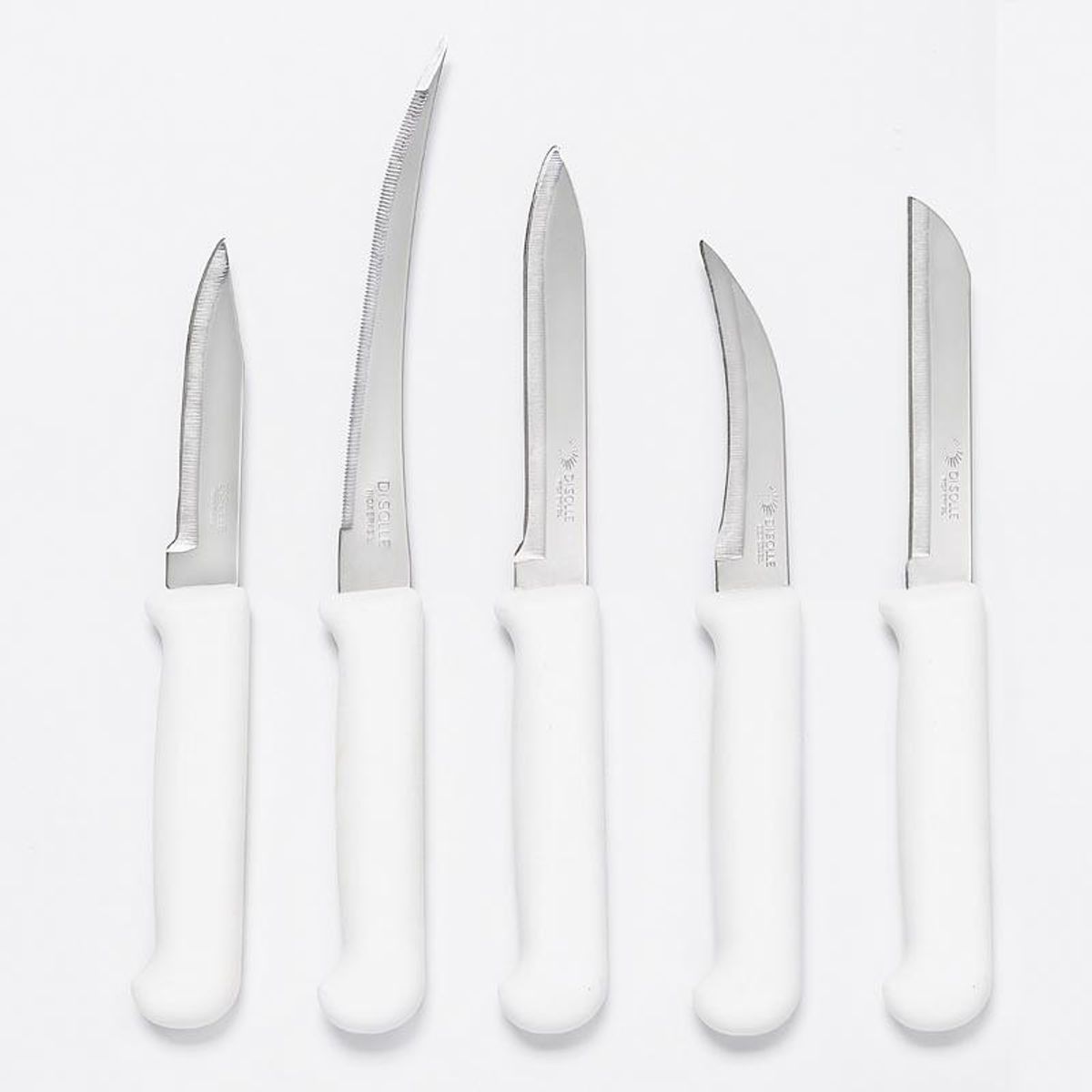 DI SOLLE - KIT DE 5 CUCHILLOS DE LEGUMBRES BLANCO PARATY