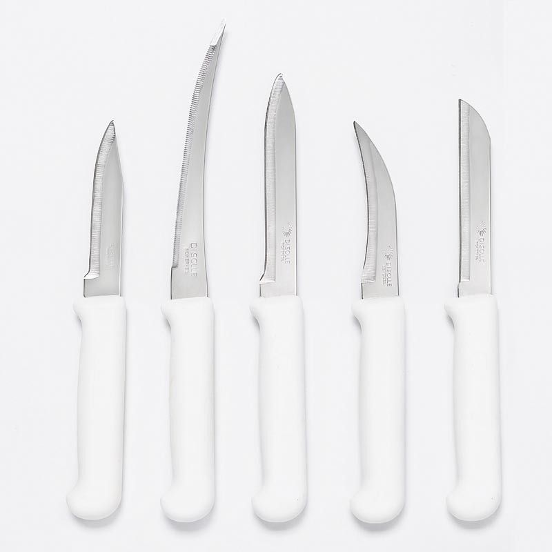 DI SOLLE - KIT DE 5 CUCHILLOS DE LEGUMBRES BLANCO PARATY