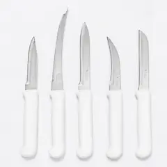DI SOLLE - KIT DE 5 CUCHILLOS DE LEGUMBRES BLANCO PARATY